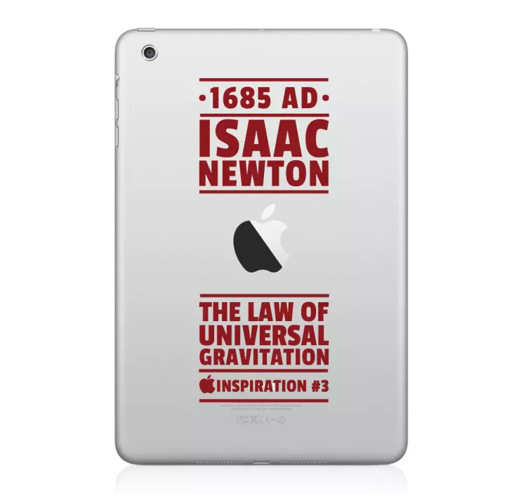Skin adesiva per iPad ispirazione Newton - TenStickers