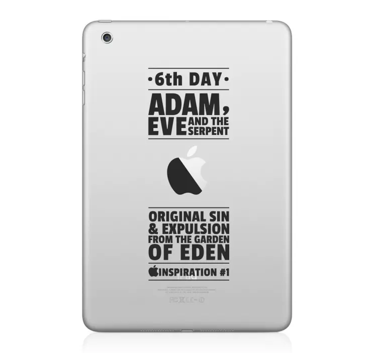 Skin adesiva per iPad peccato originale - TenStickers