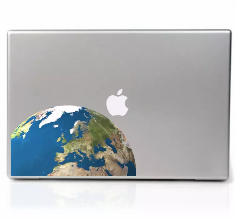 Adesivo per Macbook pianeta terra - TenStickers