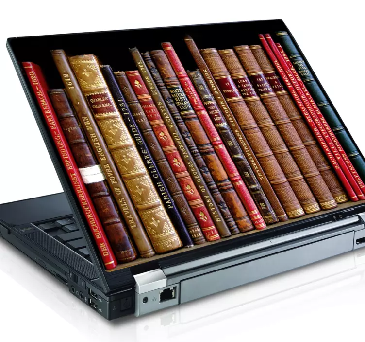 Skin adesiva portatile libreria - TenStickers