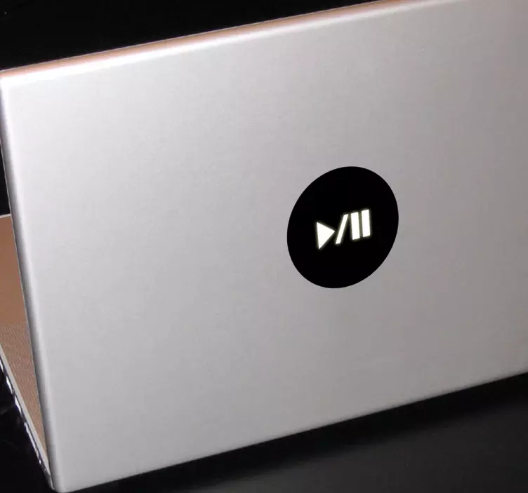 Skin adesiva portatile play pause - TenStickers