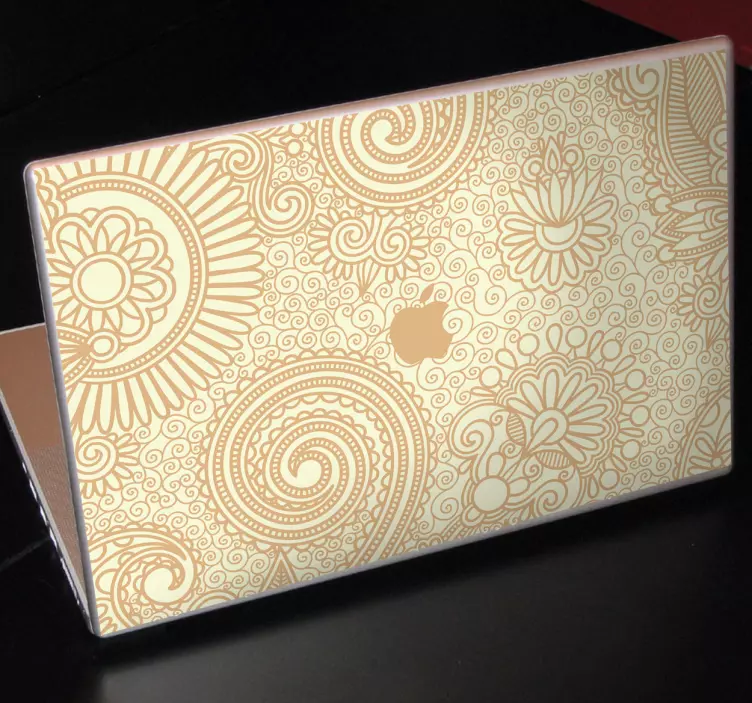 Skin adesiva texture floreale per Mac - TenStickers