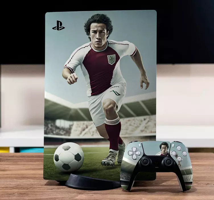 Skin ps5 con giocatore personalizzabile - TenStickers