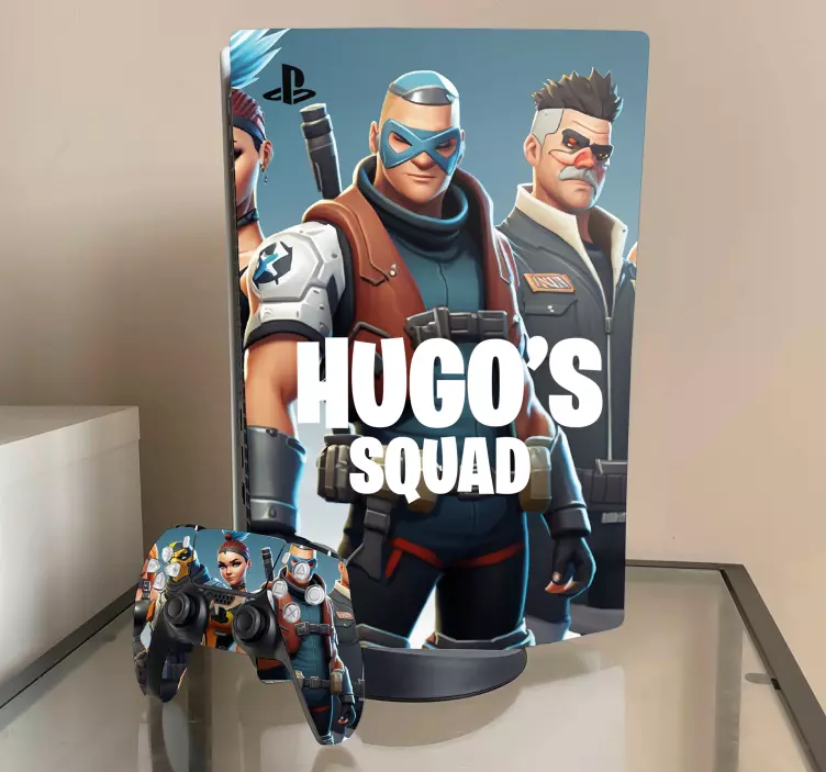 Skin PS5 con nome personalizzabile e squadra - TenStickers
