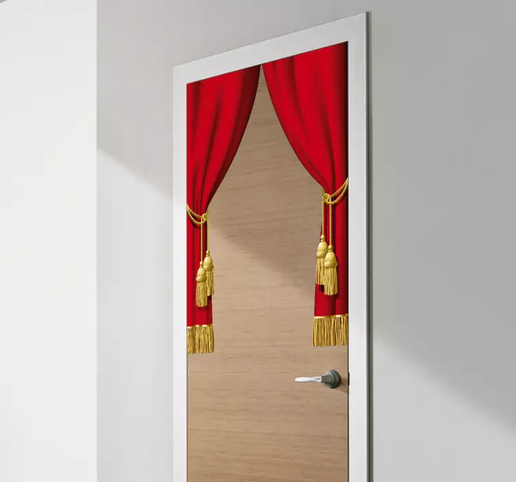 Adesivo 3D effetto tendine - TenStickers