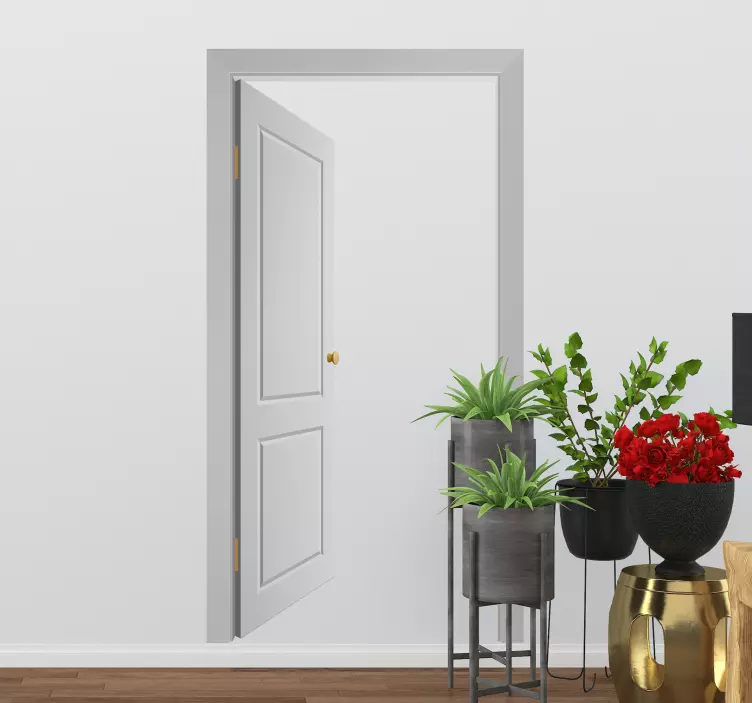 Adesivo 3D illusione porta - TenStickers