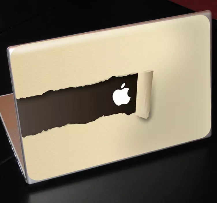 Adesivo 3D Mac carta strappata - TenStickers