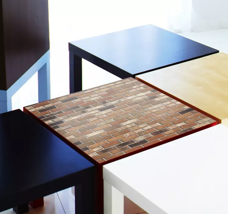 Carta adesiva per mobile mattoni LACK - TenStickers