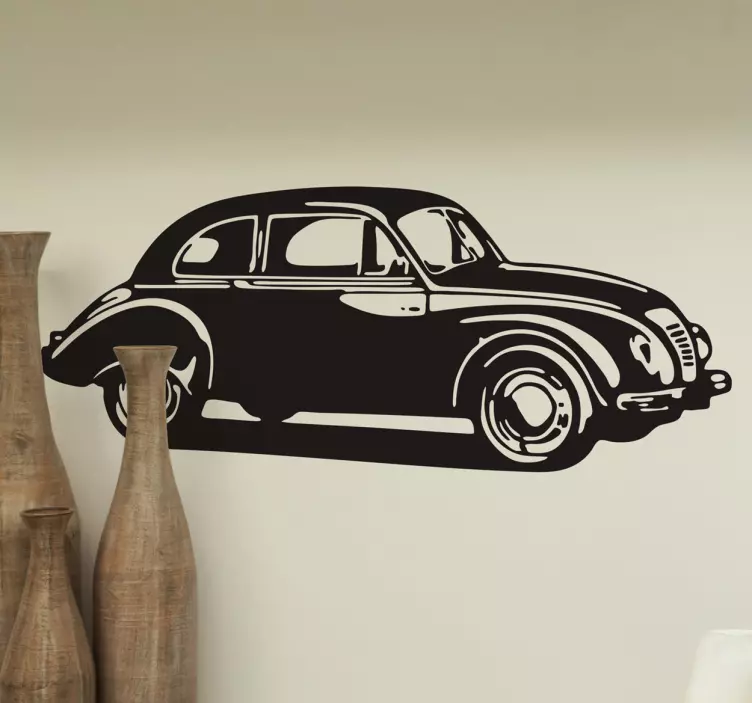 Adesivo muro berlinetta vintage - TenStickers