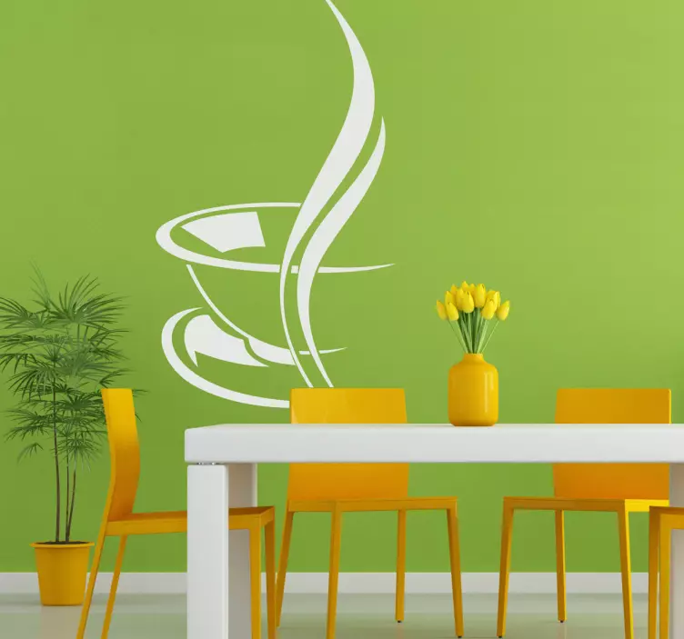 Adesivo muro caffè - TenStickers