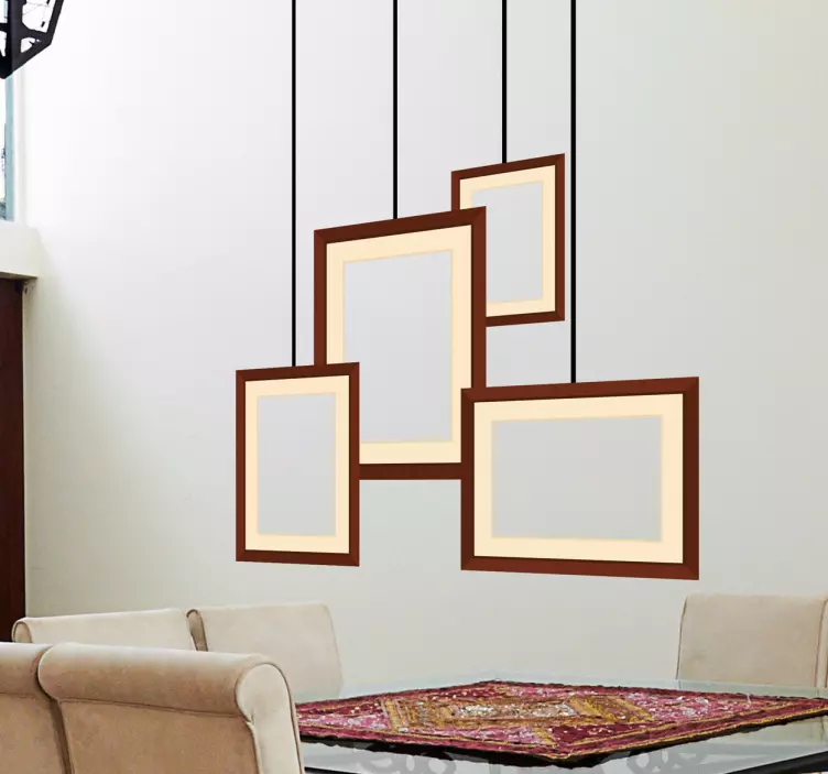 Adesivo muro expo cornici - TenStickers