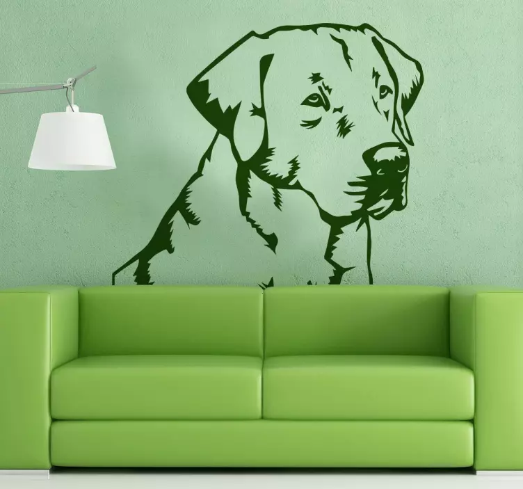 Adesivo muro Labrador Retriever - TenStickers