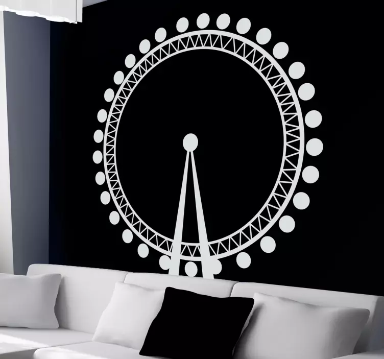 Adesivo muro London Eye - TenStickers