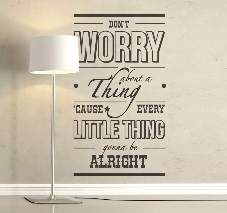 Adesivo muro three little birds - TenStickers