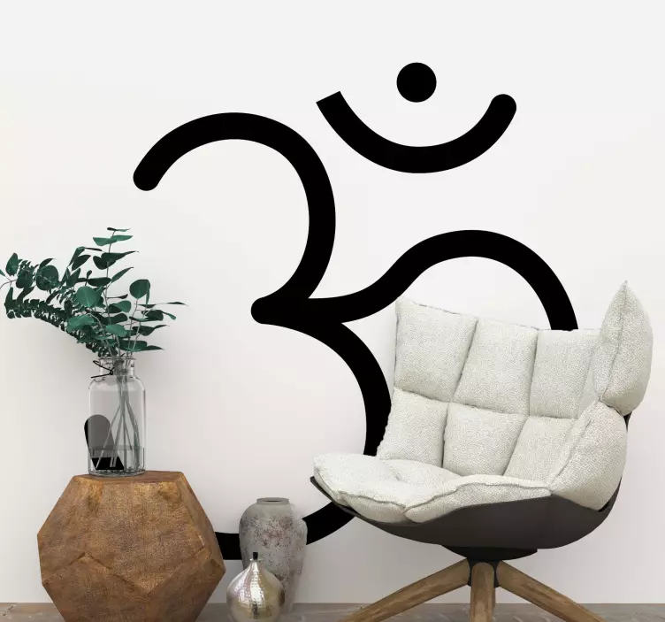Adesivo murale Simbolo om - TenStickers