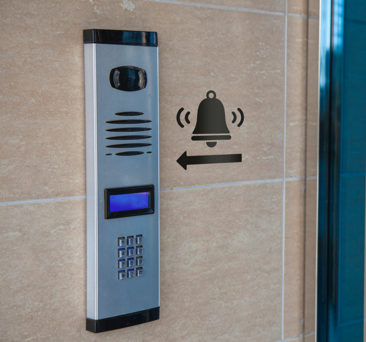 Sticker adesivo con campanello - TenStickers