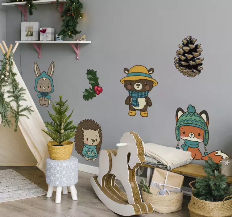 Sticker animale domestico personalità giocherellone - TenStickers