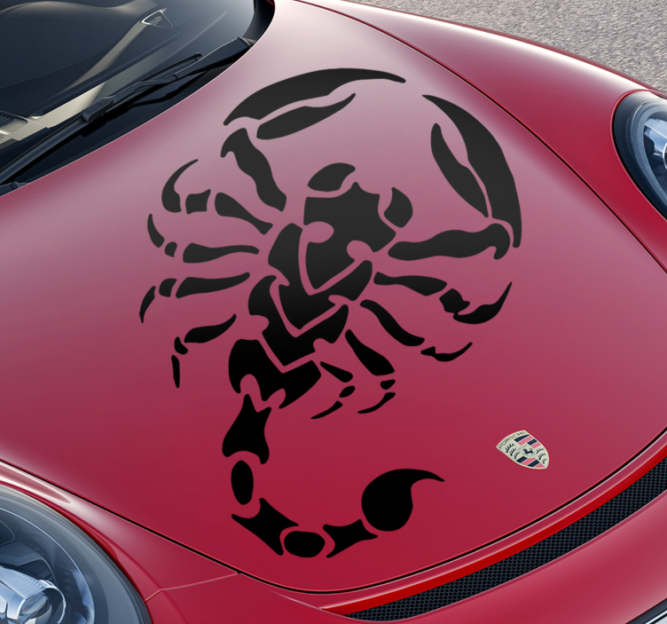 Adesivo per auto con scorpione - TenStickers