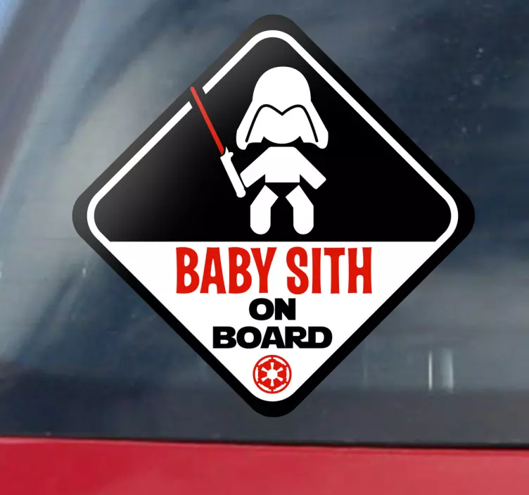 Sticker baby sith on board - TenStickers
