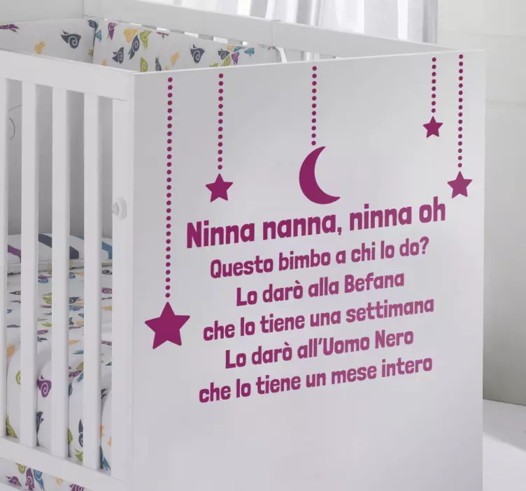 Sticker bambini ninna nanna - TenStickers