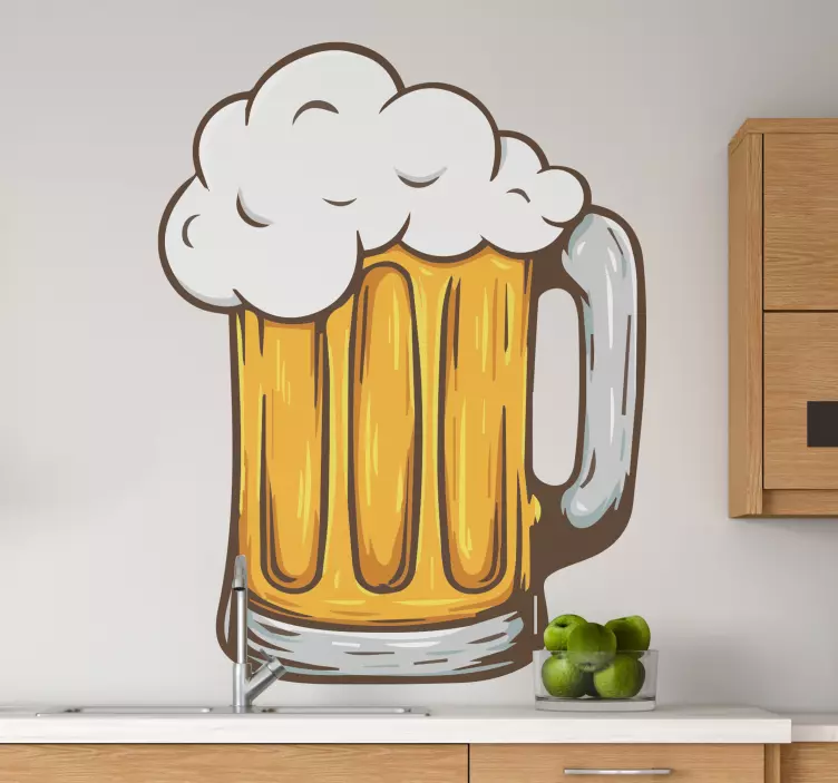 Adesivo cucina bibita birra - TenStickers