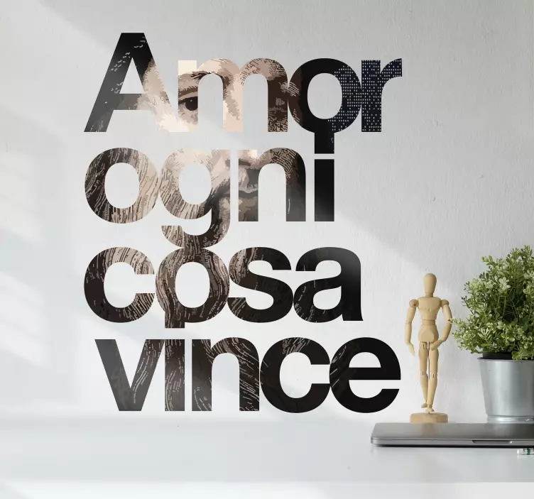 Adesivo citazione Leonardo Da Vinci  - TenStickers