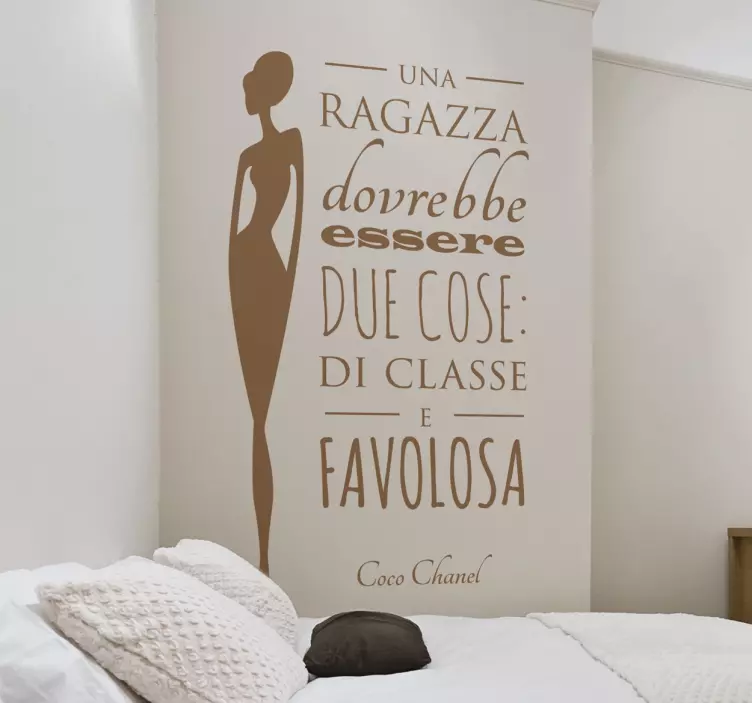 Sticker Coco Chanel - TenStickers