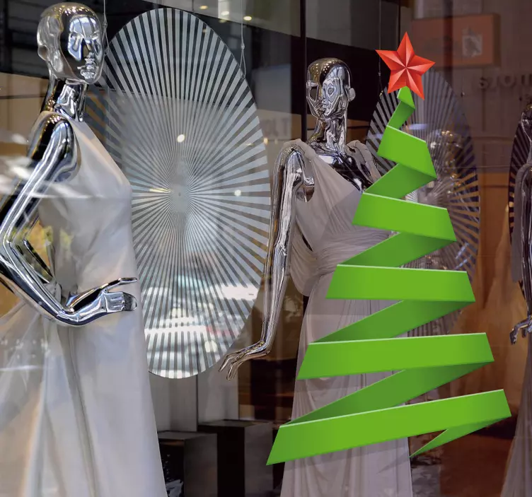 Sticker decorativo albero di Natale - TenStickers