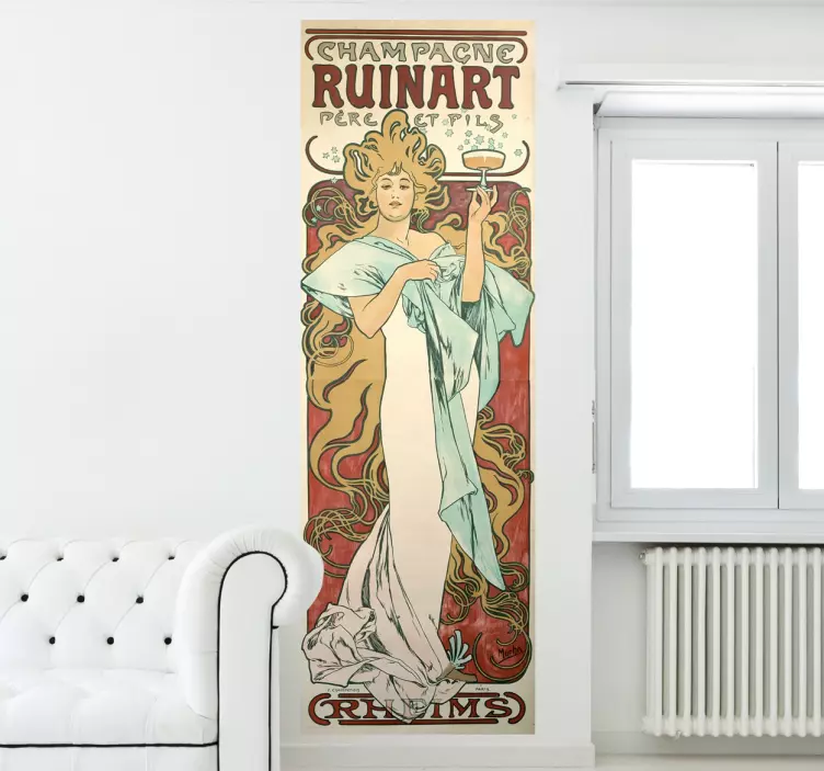 Sticker decorativo Alfons Mucha - TenStickers
