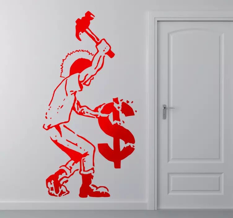 Sticker decorativo anticapitalista - TenStickers