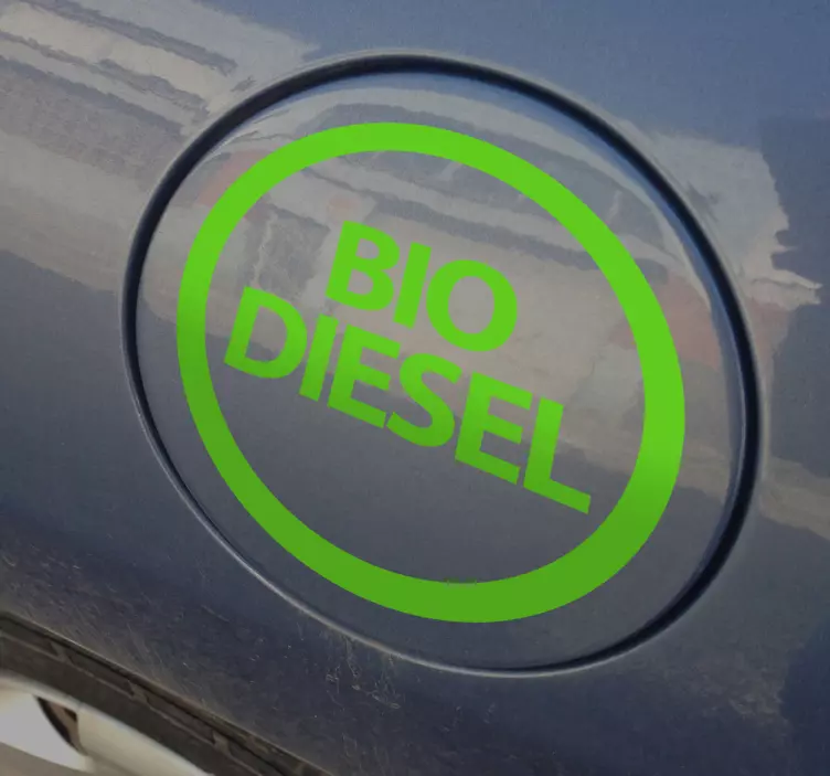 Sticker decorativo auto biodiesel - TenStickers