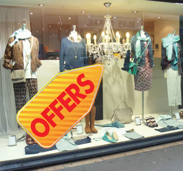 Sticker decorativo offerte - TenStickers