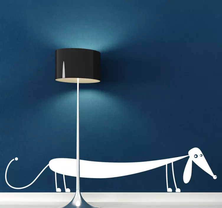 Sticker decorativo bassotto - TenStickers