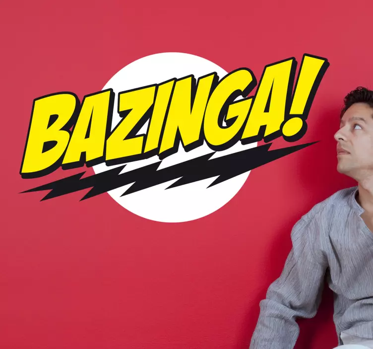 Sticker decorativo bazinga Big Bang Theory - TenStickers