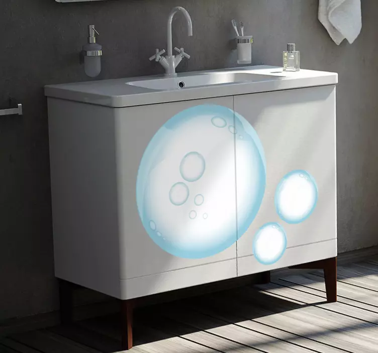 Sticker decorativo bolle di sapone - TenStickers