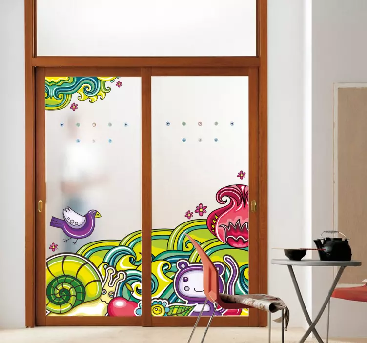 Sticker decorativo boschetto manga - TenStickers