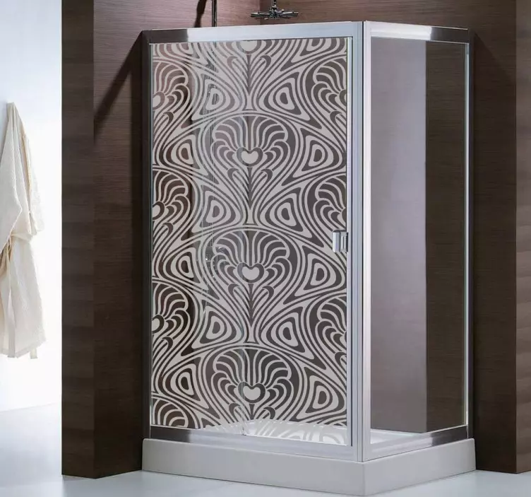 Sticker decorativo box doccia Art Nouveau - TenStickers