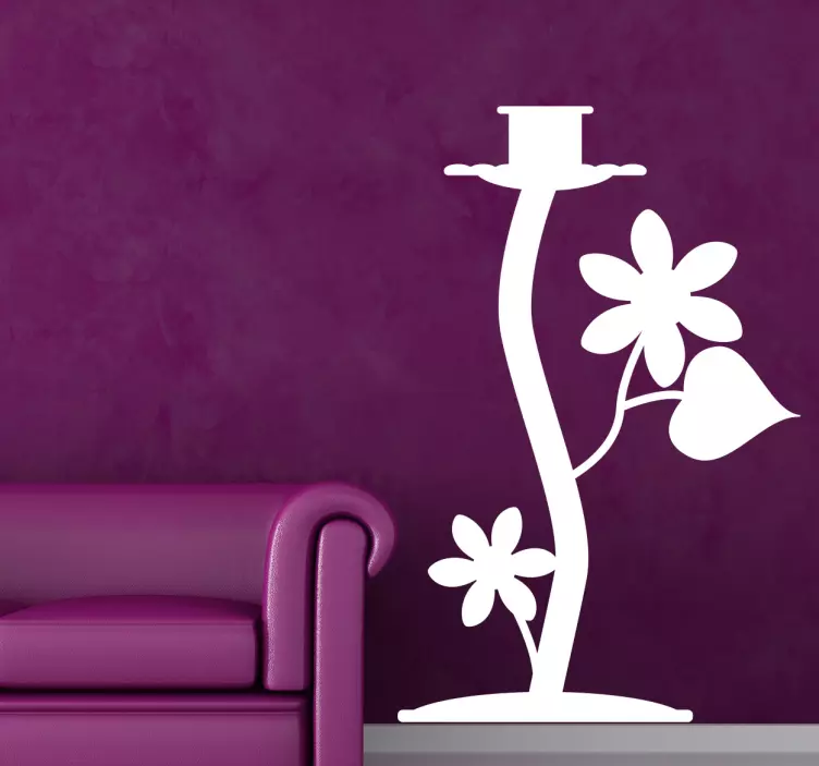 Sticker decorativo candelabro 8 - TenStickers