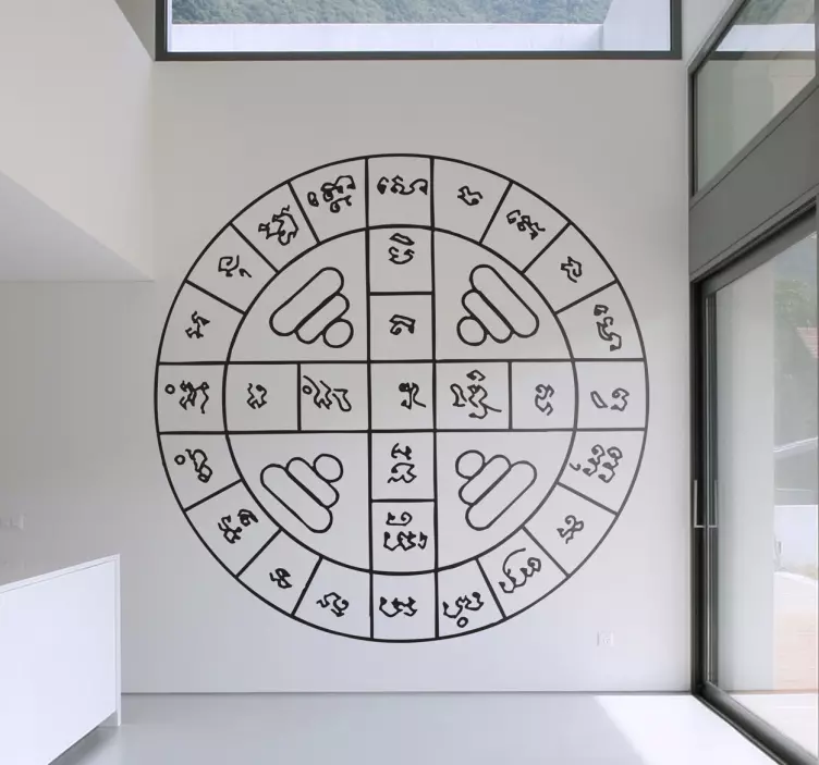 Sticker decorativo cerchio thailandese - TenStickers