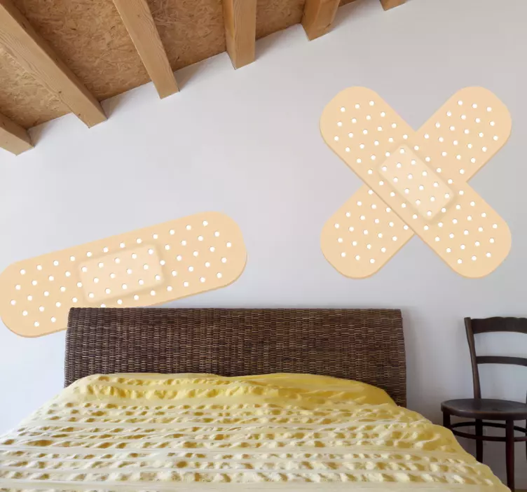 Sticker decorativo cerotti - TenStickers