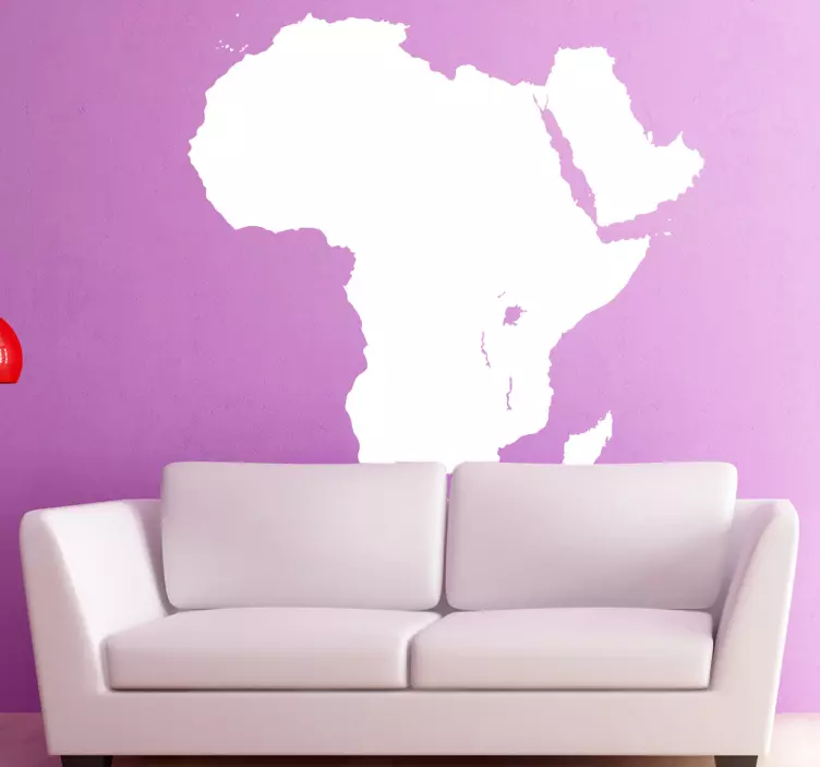 Sticker decorativo continente Africa - TenStickers