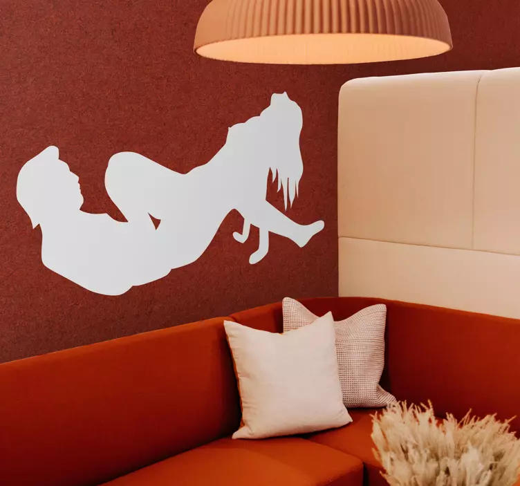 Sticker decorativo coppia sesso - TenStickers