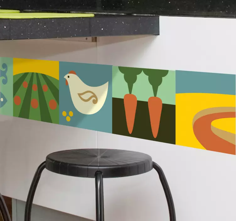 Sticker decorativo cornice ecologica - TenStickers