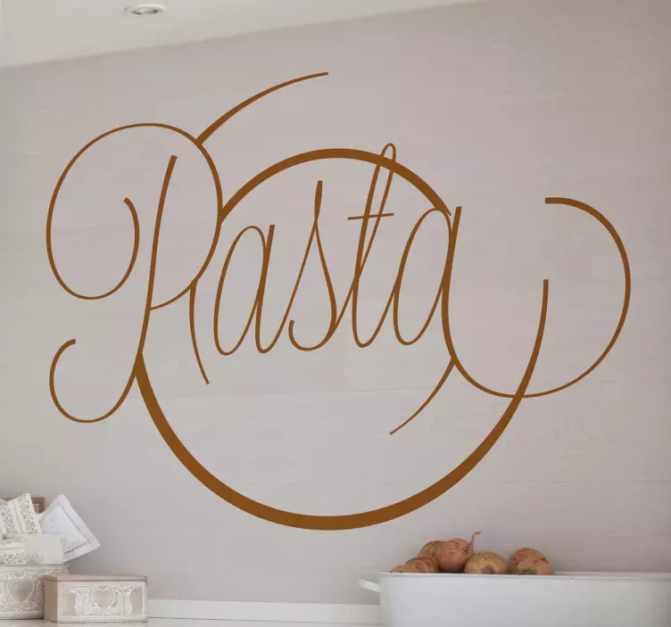 Sticker decorativo cucina pasta - TenStickers