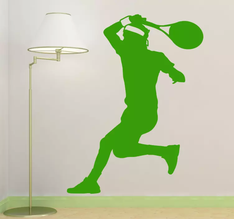 Sticker decorativo diritto tennis - TenStickers