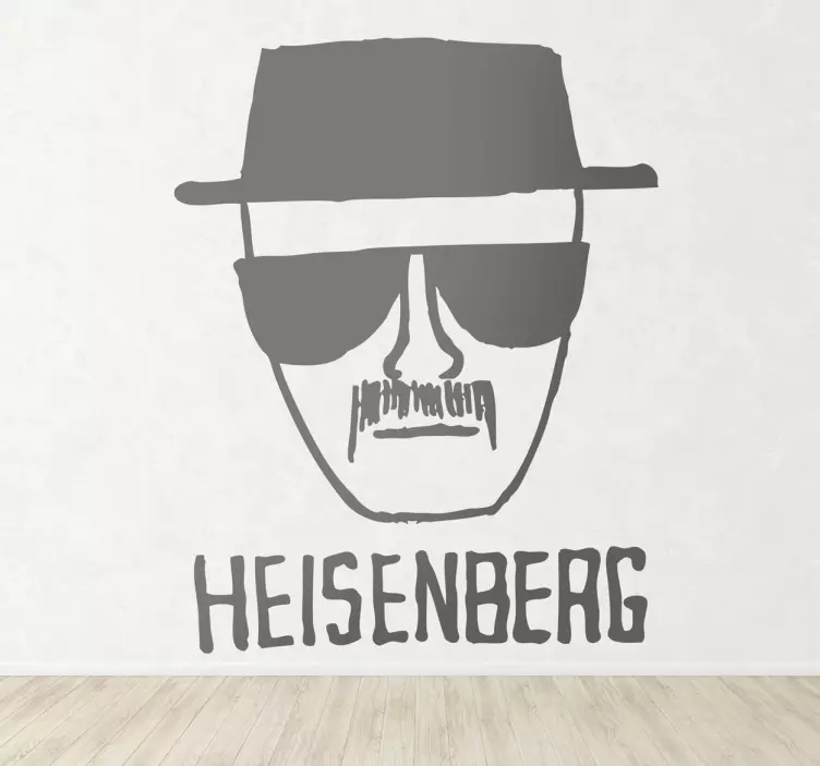 Sticker decorativo disegno Heisenberg - TenStickers