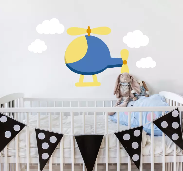 Sticker decorativo elicottero - TenStickers