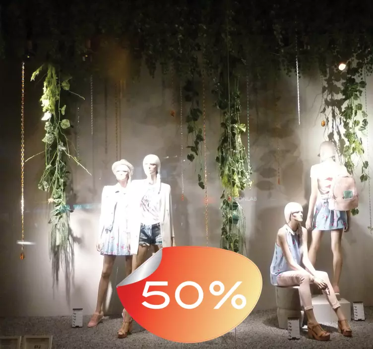 Sticker decorativo etichetta ovale 2 - TenStickers