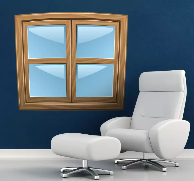 Sticker decorativo finestra chiusa - TenStickers