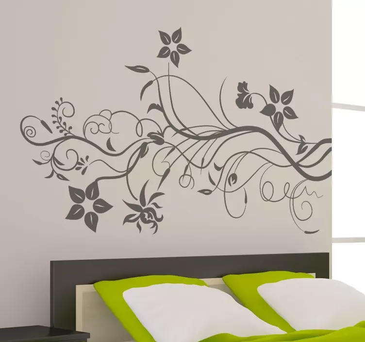 Sticker decorativo foglie di edera - TenStickers